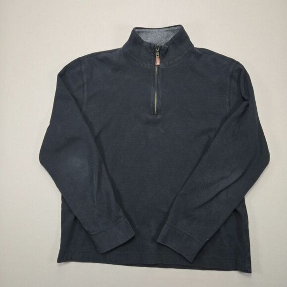 Banana Republic Quarter Zip Pullover Sweater Cotton Blend Casual Classic‎ L/G